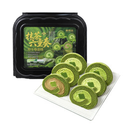 鲜京采 抹茶六重奏瑞士卷蛋糕 360g