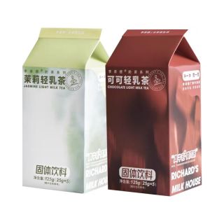李茶德 牛乳茶可可港式原味奶茶2盒装