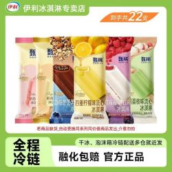 伊利 甄稀四重柠檬蓝莓黑巧桑葚莓莓乌龙茉莉冰淇淋 22支