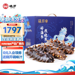 晓芹 大连即食海参 产自广鹿岛海域 辽刺参 海鲜水产  1500g 21-30只 海参礼盒
