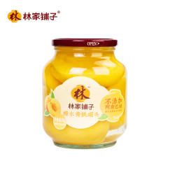 林家铺子 乌龙茶蜜桃罐头 300g*4罐