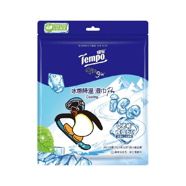 88VIP：得宝 冰肌雪境凉感湿巾 Pingu印花