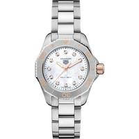 TAG Heuer 泰格豪雅 竞潜系列 玫瑰金表冠钻石女表