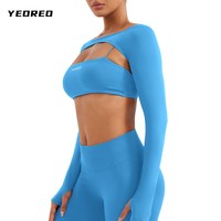 移动端：YEOREO Softhue 运动坎肩圆领瑜伽服 WCX5588