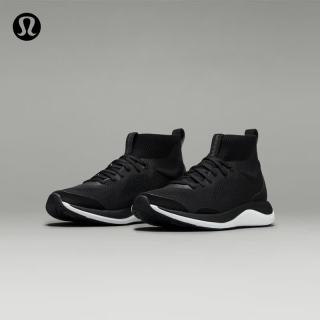 lululemon Chargefeel 女士中帮综合跑训鞋 LW9EF4S 黑锚灰白 36
