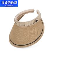 夏娃的色彩 女韩版时尚大檐发箍款空顶帽