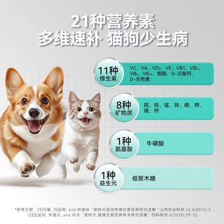 杨医生 复合维生素B片 宠物营养补充剂 猫狗通用