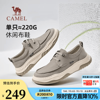 骆驼 透气帆布鞋一脚蹬 G15S136025