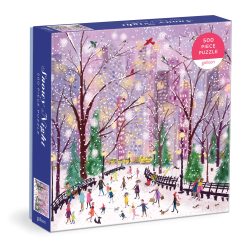 GALISON 冬夜雪景500片拼图 成人益智家庭游戏 50cmx50cm