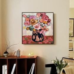 抽象植物花卉装饰画