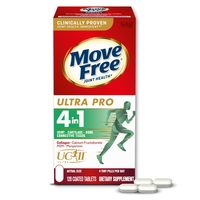 Move Free 益节 胶原蛋白营养补充剂 有助于健康 120片盒 锰 纯素 1件装 适合成人
