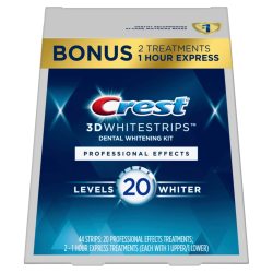 Crest 3D美白牙贴44片(22对)牙齿美白套装美白去黄去渍轻松美齿