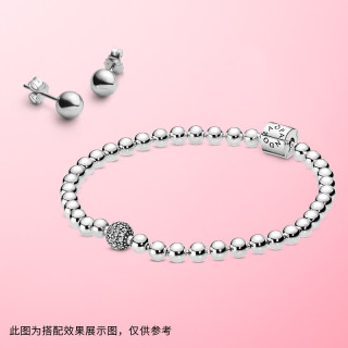 PANDORA 925银手链 598342CZ 日常叠戴 四季百搭