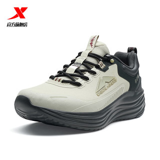特步 975319170001 户外徒步登山鞋 耐久灰/煤黑 43码