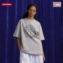 SPRAYGROUND NBA HWC联名系列 美式复古印花短袖