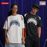 SPRAYGROUND NBA HWC联名系列 鲨鱼嘴印花短袖