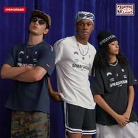 SPRAYGROUND NBA HWC联名系列 字母logo印花短袖