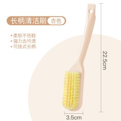 小熊一家 BEAR FAMILY 小熊一家 YB229232 长柄鞋刷 家用软毛不伤鞋 清洁刷 1只 杏色 送挂钩