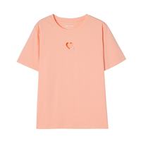 香蜜闺秀 3111001 纯棉短袖睡衣套装 橙色 M