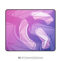 虎符电竞 Neon 锁边防滑细面 粉色 500型 鼠标垫