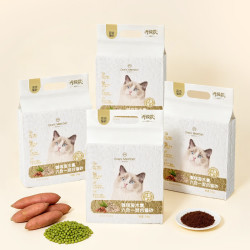 1号会员店 咖啡渣木薯六合一混合猫砂2.4kg*8