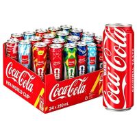 可口可乐 原味汽水 250ml*30罐 世界杯限定包装 日本进口