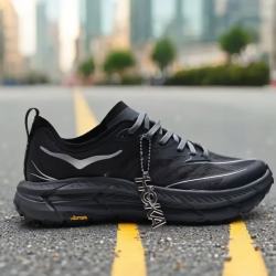 HOKA Mafate Speed 4 Lite轻盈舒适防滑耐磨低帮户外越野跑步鞋 黑色 42