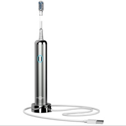 博皓 LS-1电动牙刷 扫震 ipx8防水 一年质保 配4软毛刷头