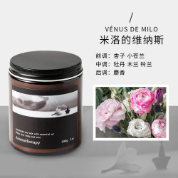 BYME芳疗大号茶色杯大豆蜡香薰