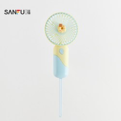 三福 优品手持小风扇2026新款便携式随身带绳迷你小型usb强力小电风扇吹饭吹辅食宿舍教室夏天降温神器非静音