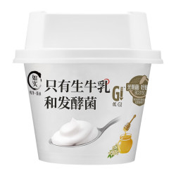 光明 如实纯净发酵乳(蜂蜜)135g酸奶益生菌发酵原味0蔗糖0代糖0添加 原味135g*15