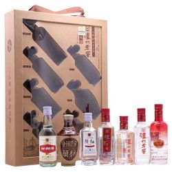 泸州老窖 60周年 52度浓香型白酒 125ml*7瓶 礼盒