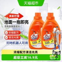 88VIP：威猛先生 柠檬地板清洁剂2kg*2 木地板瓷砖大理石杀菌