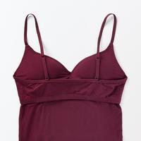 無印良品 MUJI 无印良品 女式 莱赛尔 带罩杯吊带衫 背心女款带胸垫夏细肩带可外穿