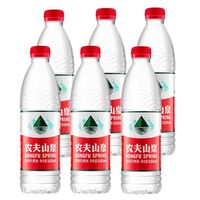 农夫山泉 饮用天然水 550ml*6瓶红瓶装泡茶会议商务饮用水