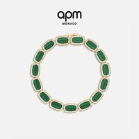 APM Monaco 金黄色Nice Malachite手链