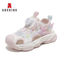 ABCKIDS 儿童框子鞋凉鞋   米/粉色