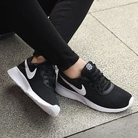 NIKE 女鞋夏季新款TANJUN低帮网面透气耐磨减震轻便休闲软底运动跑步鞋 DJ6257-004