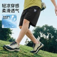 班尼路 26夏季港风休闲宽松阔腿版型短裤