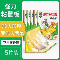超威 老鼠贴强力粘鼠板胶粘大老鼠家用黏捉抓灭除捕鼠老鼠加大正品