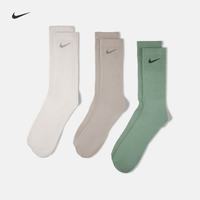 NIKE 速干中筒训练袜(3双)秋季支撑柔软