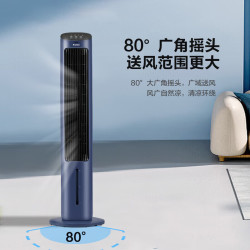 格力 制冷空调扇加湿家用冷风扇办公室卧式静音塔扇遥控水冷省电节能冷风机 遥控款