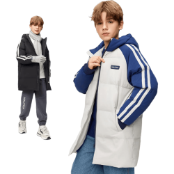NAUTICA 儿童羽绒服中长款黑色160