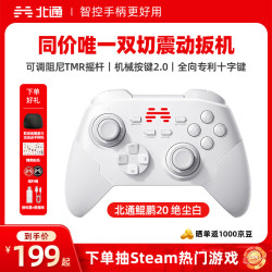 北通 鲲鹏20 游戏手柄 绝尘白