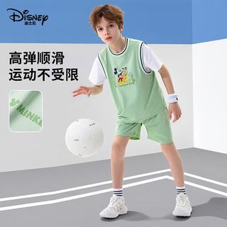 迪士尼 男童速干短袖运动套装 夏季两件套