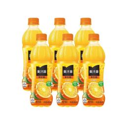 可口可乐 美汁源果粒橙 果味果汁饮料 450ml*6瓶