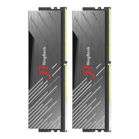 金百达 银爵 DDR5 6000MHz C36 黑刃 32GB(16GBx2) 台式机内存