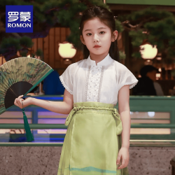 罗蒙 汉服演出服立领短袖