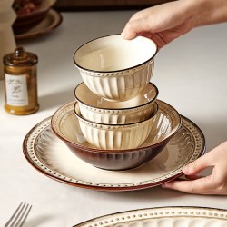 悠米兔 罗马陶瓷餐具 10个装 4.5英寸