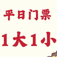 移动端：1大1小·平日门票